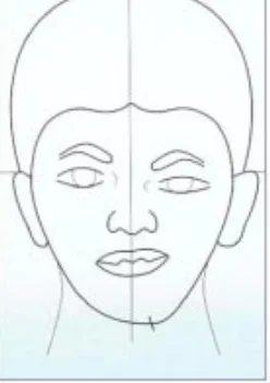 Side-bending rotation reference line drawing